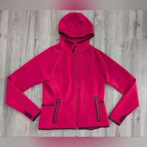Title Nine Alpine Air Polartec Hoodie Jacket in Pink, Large (A9)